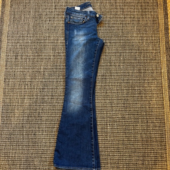 Mavi Blue Flare Wide Leg Denim - Picture 1 of 5